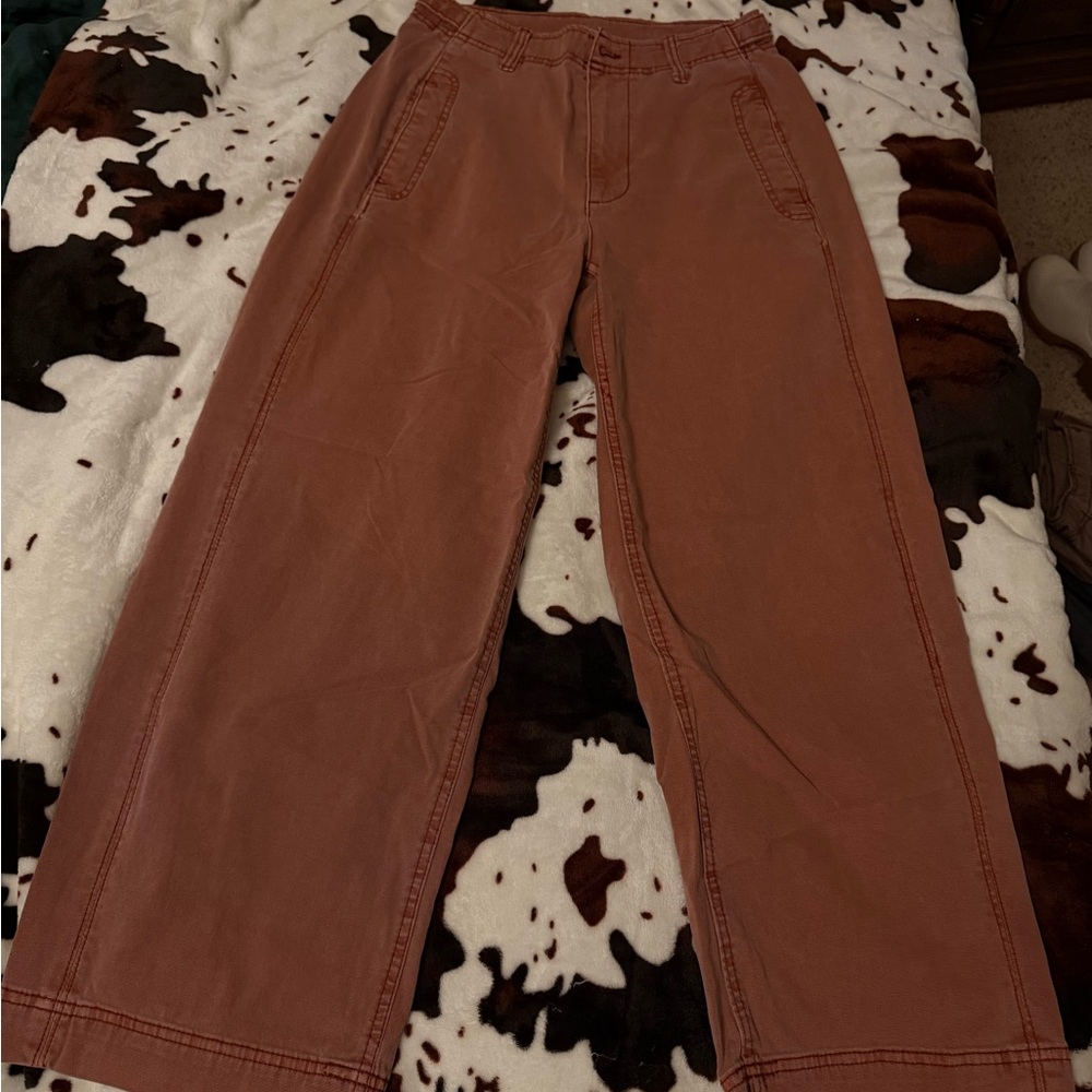 Old Navy Tan Wide-Leg Pants
